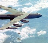 Operation Linebacker II was a US Seventh Air Force and US Navy Task Force 77 aerial bombing campaign, conducted against targets in the Democratic Republic of Vietnam (North Vietnam) during the final period of US involvement in the Vietnam War. <br/><br/>

The operation was conducted from 18–29 December 1972, leading to several informal names such as 'The December Raids' and 'The Christmas Bombings'. It saw the largest heavy bomber strikes launched by the US Air Force since the end of World War II.<br/><br/>

Linebacker II was a resumption of the Operation Linebacker bombings conducted from May to October, with the emphasis of the new campaign shifted to attacks by B-52 Stratofortress bombers rather than tactical fighter aircraft. 1,600 civilians died in Hanoi and Haiphong in the raids.<br/><br/>

During operation Linebacker II a total of 741 B-52 sorties were dispatched to bomb North Vietnam. 15,237 tons of ordnance were dropped on 18 industrial and 14 military targets (including eight SAM sites) while fighter-bombers added another 5,000 tons of bombs to the tally. The US admitted to ten B-52s  shot down over the North and five others damaged and crashed in Laos or Thailand. North Vietnamese air defense forces claim that 34 B-52s and four F-111s were shot down during the campaign.