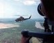 Vietnam: AH-1G Cobra helicopters over southern Vietnam, 1968